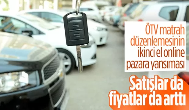 İkinci el online otoda satışlar da fiyatlar da arttı