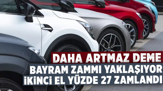 İkinci el oto pazarında fiyatlar yüzde 27 arttı