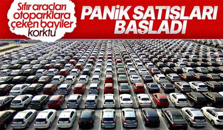 İkinci el otoda panik satışları başladı