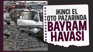 İkinci el otomobil pazarında bayram hareketliliği