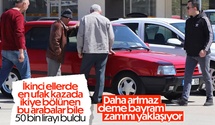İkinci el otomobil pazarında fiyat artışı sürüyor