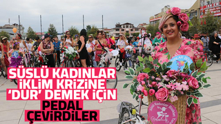 İklim krizine dur demek için pedal çevirdiler