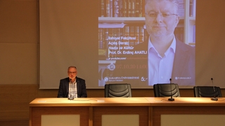 İlahiyat Fakültesinde açılış dersi gerçekleştirildi