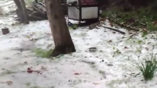 İlçe beyaza büründü