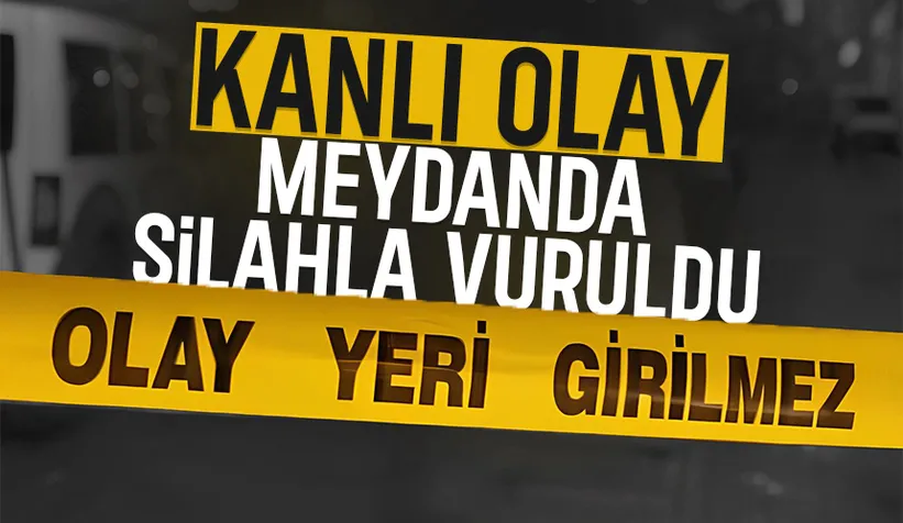 İlçe meydanında silahla vuruldu