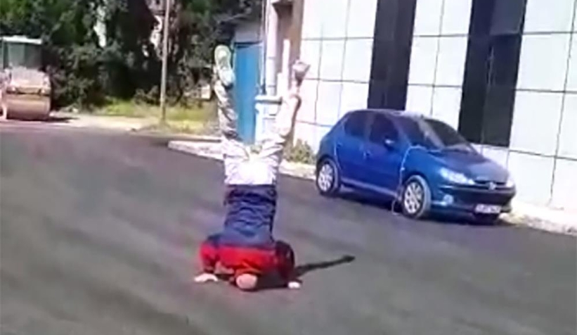 İlginç asfalt sevinci