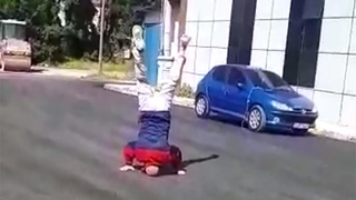 İlginç asfalt sevinci