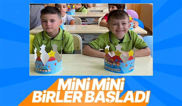 İlk ders zili çaldı: Minikler okulla tanıştı
