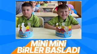 İlk ders zili çaldı: Minikler okulla tanıştı