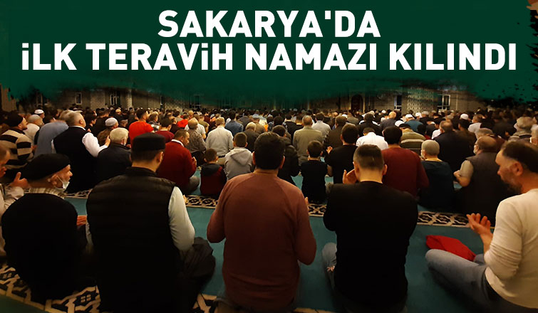 İlk teravih namazında camiler doldu