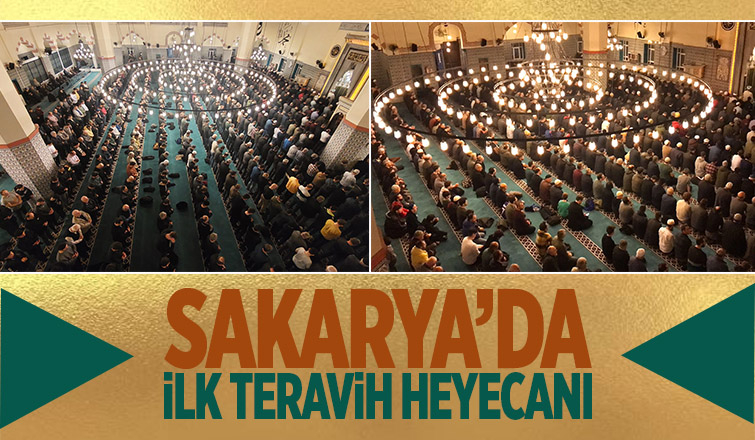İlk teravihte camiler doldu taştı