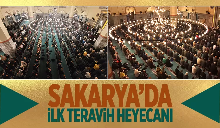 İlk teravihte camiler doldu taştı