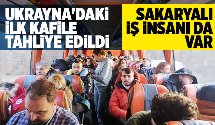 İlk Türk kafilesi tahliye edildi