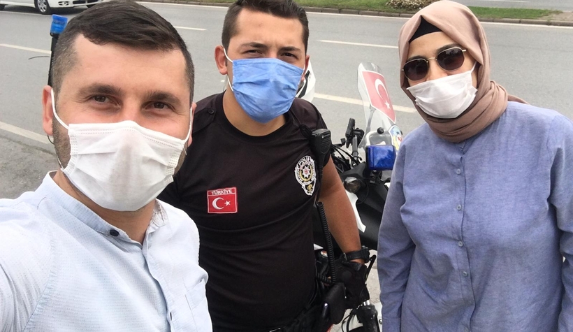 İmdatlarına polis yetişti