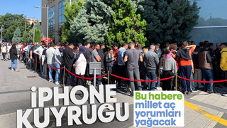 İndirimli iPhone için geceden sıraya girdiler