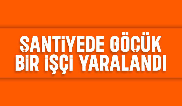 İnşaat şantiyesinde göçük