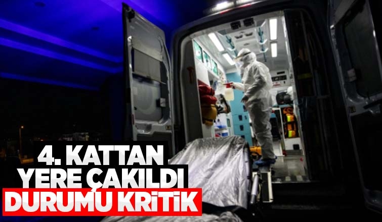 İnşaatın 4. katından düştü