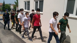 İnşaatlarda kaçak çalıştırılan 21 Afgan işçi yakalandı