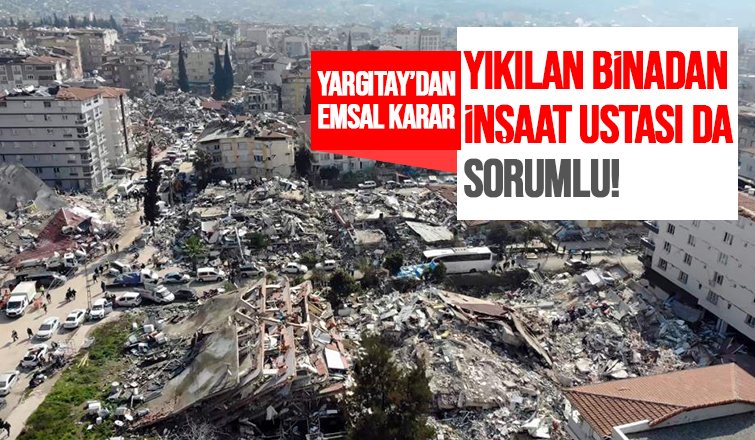 İnşaatta kalitesiz malzeme kullanan şimdi yandı