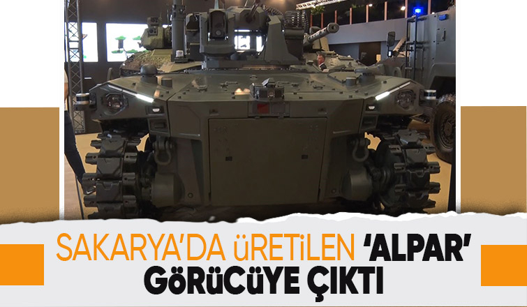İnsansız kara aracı Alpar IDEF’23’te sergilendi