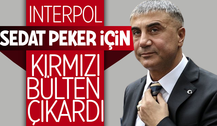Interpol, Sedat Peker için kırmızı bülten çıkardı