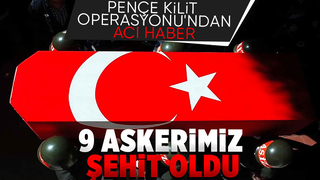 Irak'ın kuzeyinde 9 askerimiz şehit oldu