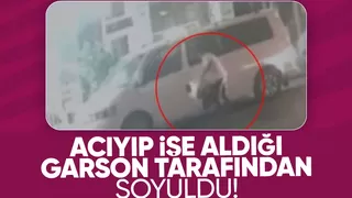 İş yeri sahibinin acıyıp işe aldığı garson patronunu soydu