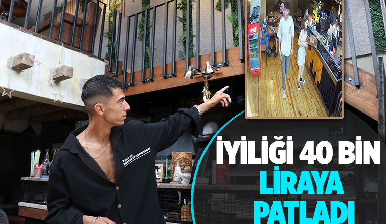 İş yeri sahibinin yaptığı iyilik 40 bin liraya mal oldu