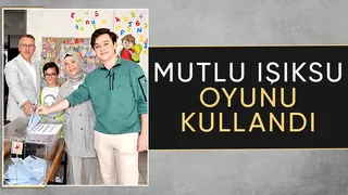 Işıksu oyunu ailesi ile birlikte kullandı