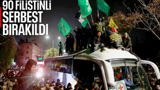 İsrail, 90 Filistinli tutukluyu serbest bıraktı