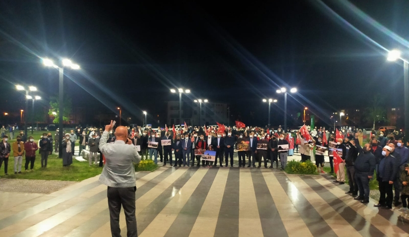 İsrail'e tepki, Filistin'e destek konvoyu