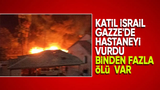 İsrail hastaneyi bombaladı: Binden fazla ölü var