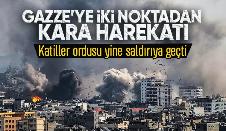 İsrail Gazze'ye yönelik geniş çaplı kara operasyonu başlattı