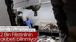 İsrail'in Nasır Hastanesi baskını: 2 bin Filistinlinin akıbeti bilinmiyor