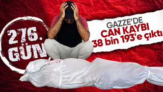 İsrail in Saldırılarını 276 Gündür Sürdürüyor Gazze de Can Kaybı 38 bin 193'e Çıktı