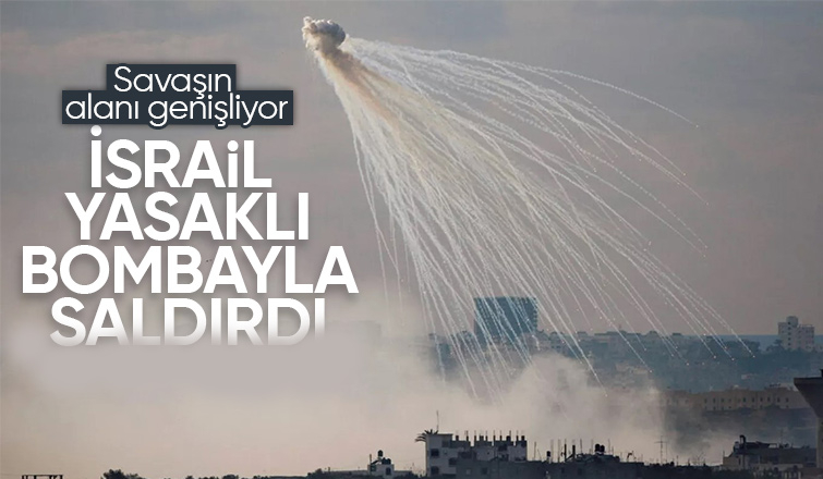 İsrail ordusu Lübnan'ın güneyini vurdu: Yasaklı beyaz fosfor bombası kullandı