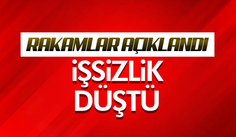 İşsizlik rakamları açıklandı