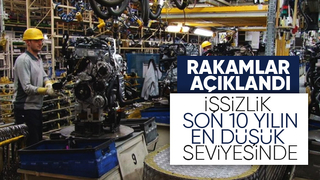 İşsizlikte 10 yılın en düşük seviyesi