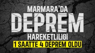 İstanbul'da peş peşe depremler
