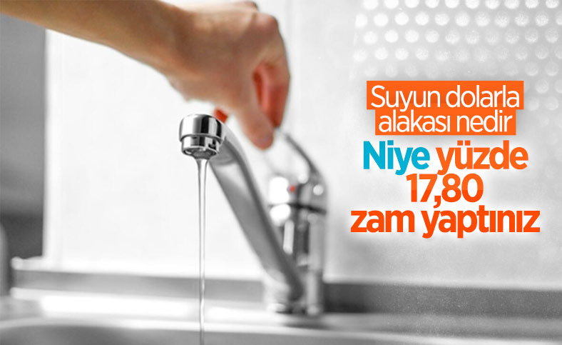 İstanbul'da suya yüzde 17,80 zam yapıldı