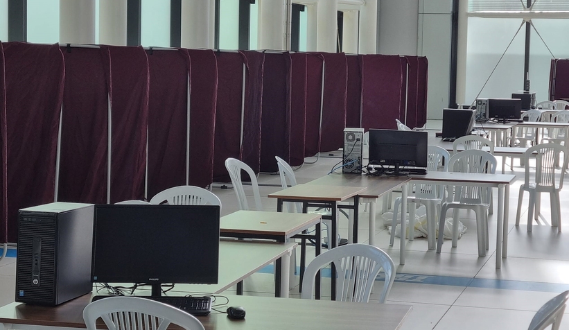  İstanbul Havalimanı'nda seçim sandıkları kuruldu