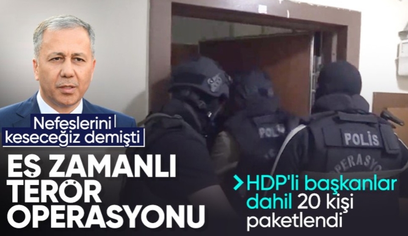 İstanbul ve Kırklareli'nde terör operasyonu: 20 gözaltı