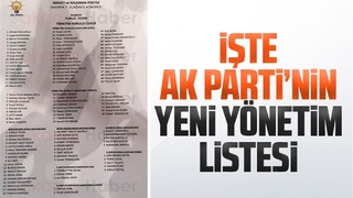 AK Parti Sakarya'da yeni yönetim belli oldu