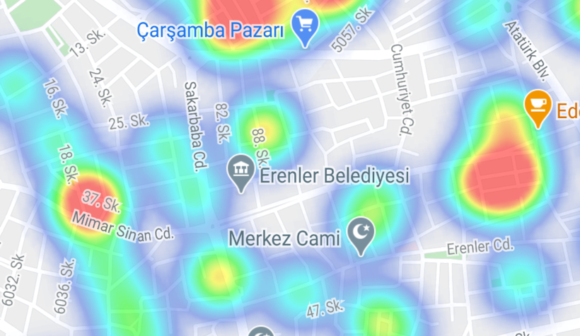 İşte ilçe ilçe korona haritasında son durum