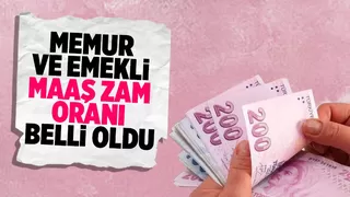 İşte memur ve emeklilere yapılacak zam oranı