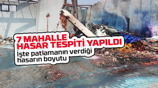 İşte patlamanın verdiği hasarın boyutu