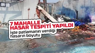 İşte patlamanın verdiği hasarın boyutu