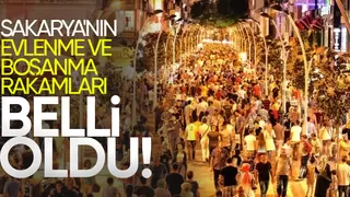 İşte Sakarya'da boşananların sayısı