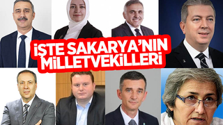 İşte Sakarya'nın milletvekilleri