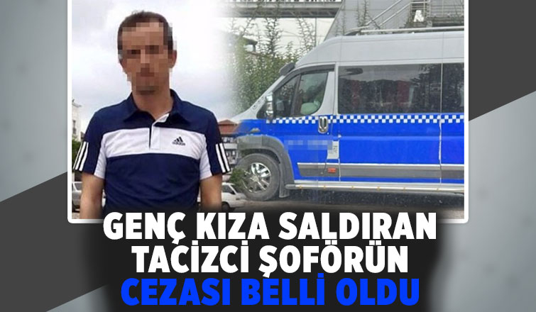 İşte sapık minibüs şoförüne verilen ceza